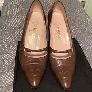 Authentic Chanel Leather Shoes
